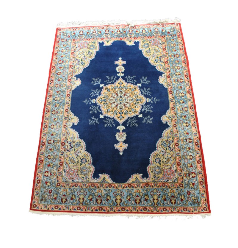 tapis ghom laine et soie